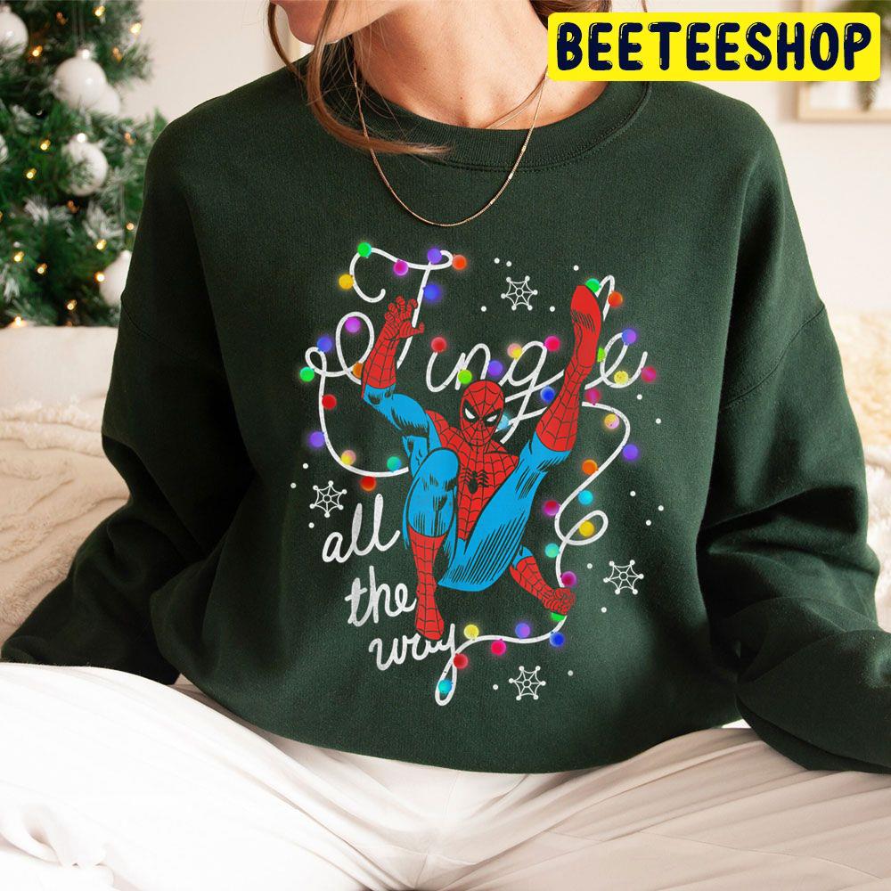 Spider Man Jingle All The Way Christmas Trending Unisex Hoodie Spider Man Jingle All The Way Christmas Trending Unisex Hoodie