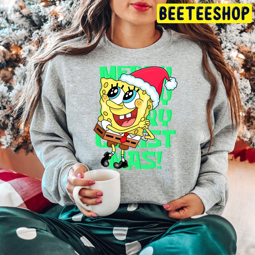 Spongebob Christmas Trending Unisex Hoodie Spongebob Christmas Trending Unisex Hoodie