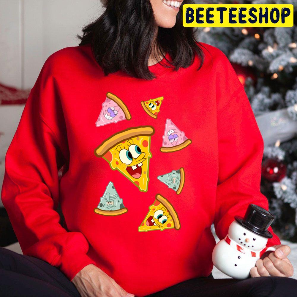Spongebob Pizza Pattern Trending Unisex Hoodie Spongebob Pizza Pattern Trending Unisex Hoodie