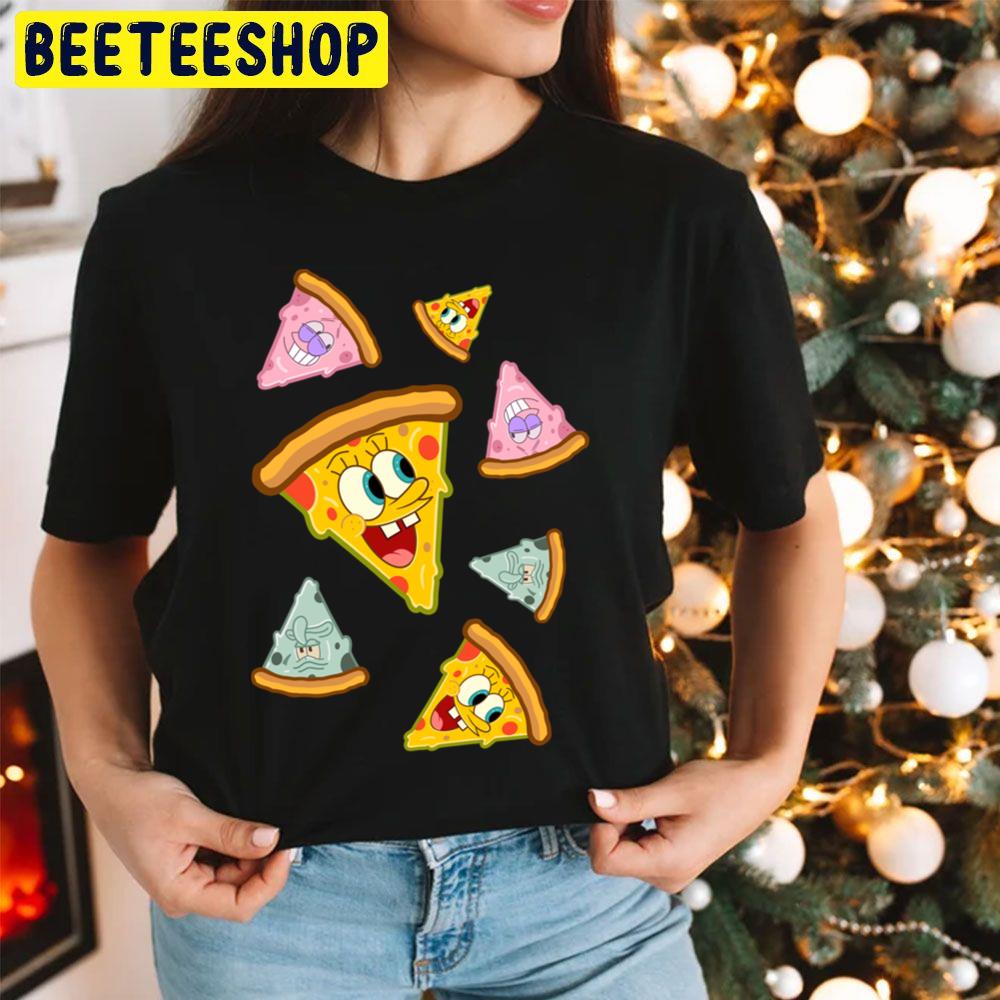 Spongebob Pizza Pattern Trending Unisex Hoodie Spongebob Pizza Pattern Trending Unisex Hoodie