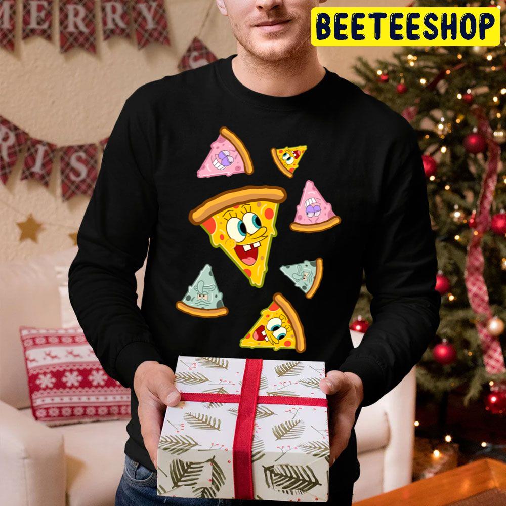 Spongebob Pizza Pattern Trending Unisex Hoodie Spongebob Pizza Pattern Trending Unisex Hoodie