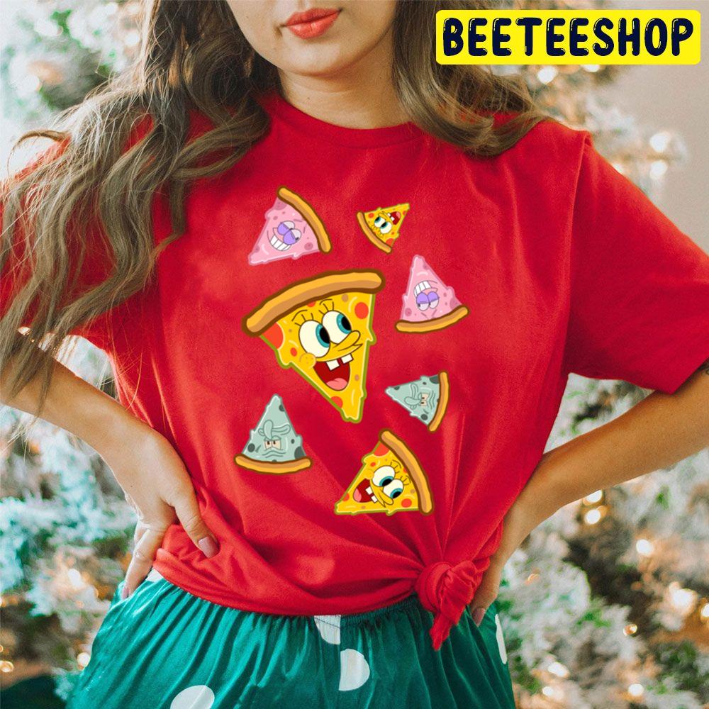 Spongebob Pizza Pattern Trending Unisex Hoodie Spongebob Pizza Pattern Trending Unisex Hoodie