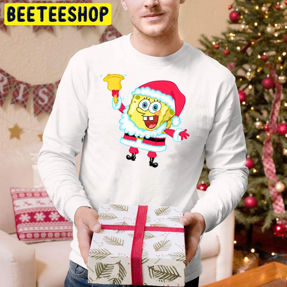 Spongebob Ringer Bell Christmas Trending Unisex Hoodie Spongebob Ringer Bell Christmas Trending Unisex Hoodie