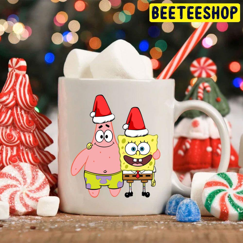 Spongebob Santa Patrick Star Santa Trending Unisex Hoodie Spongebob Santa Patrick Star Santa Trending Unisex Hoodie