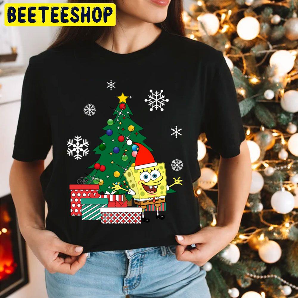 Spongebob Square Pants Christmas Tree Trending Unisex Hoodie Spongebob Square Pants Christmas Tree Trending Unisex Hoodie