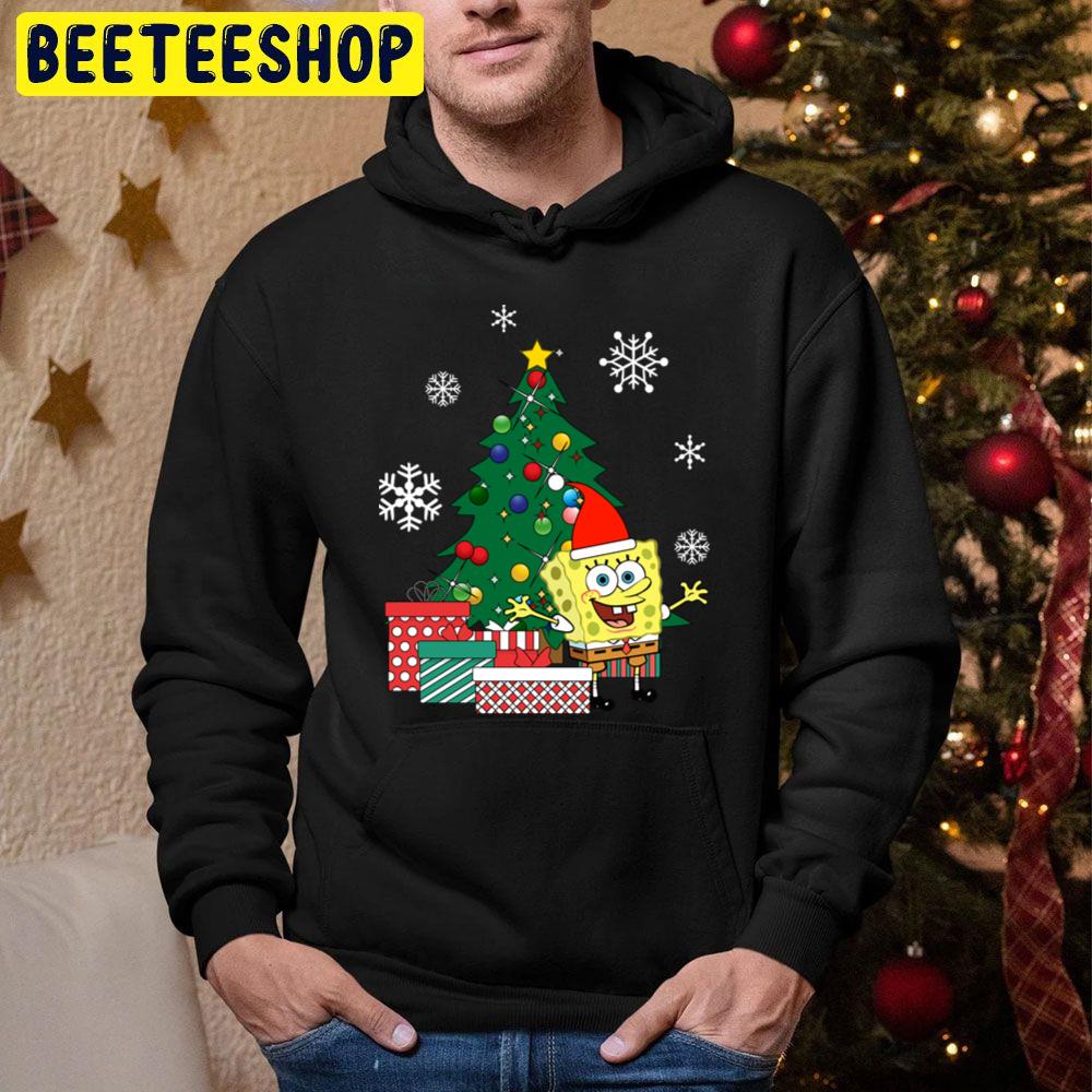 Spongebob Square Pants Christmas Tree Trending Unisex Hoodie Spongebob Square Pants Christmas Tree Trending Unisex Hoodie