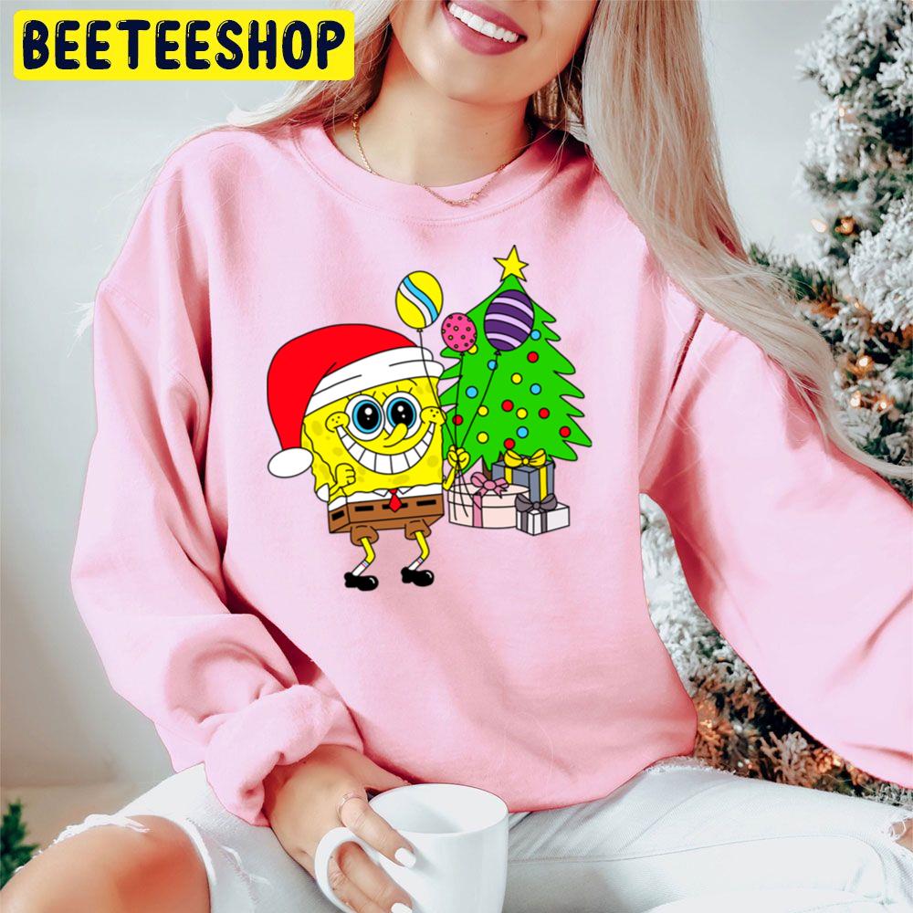 Spongebob Squarepants Christmas Holiday Trending Unisex Hoodie Spongebob Squarepants Christmas Holiday Trending Unisex Hoodie