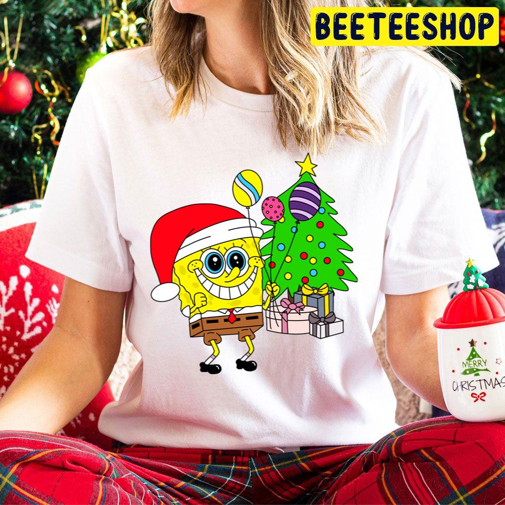 Spongebob Squarepants Christmas Holiday Trending Unisex Hoodie Spongebob Squarepants Christmas Holiday Trending Unisex Hoodie