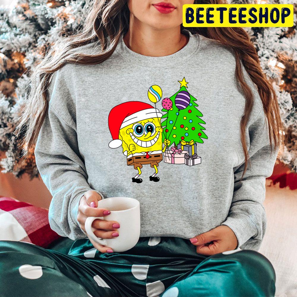 Spongebob Squarepants Christmas Holiday Trending Unisex Hoodie Spongebob Squarepants Christmas Holiday Trending Unisex Hoodie