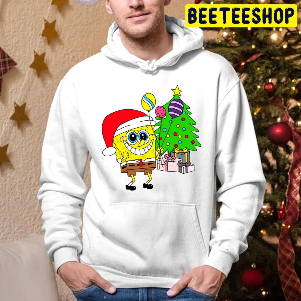 Spongebob Squarepants Christmas Holiday Trending Unisex Hoodie Spongebob Squarepants Christmas Holiday Trending Unisex Hoodie
