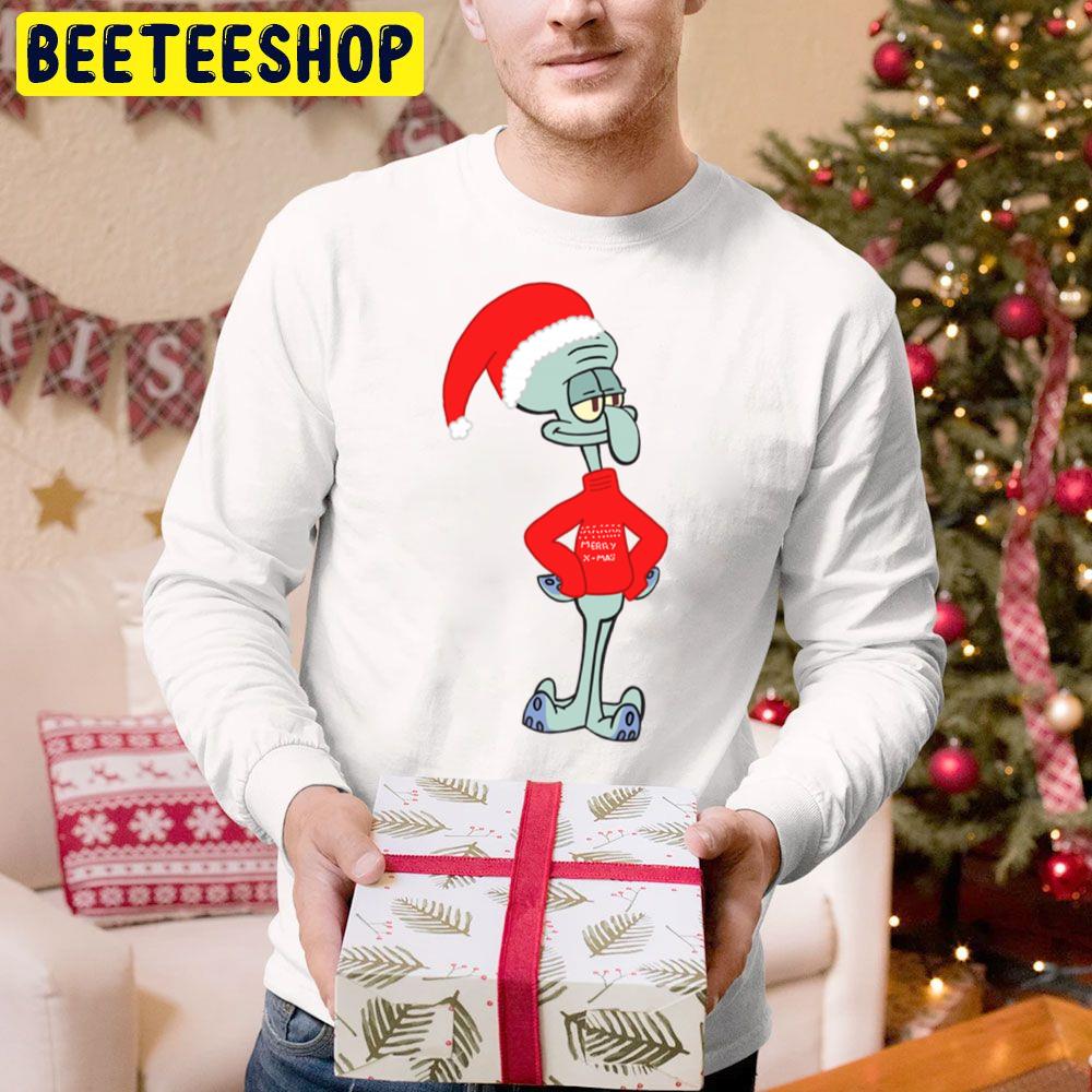 Squidward Spongebob Christmas Trending Unisex Hoodie Squidward Spongebob Christmas Trending Unisex Hoodie