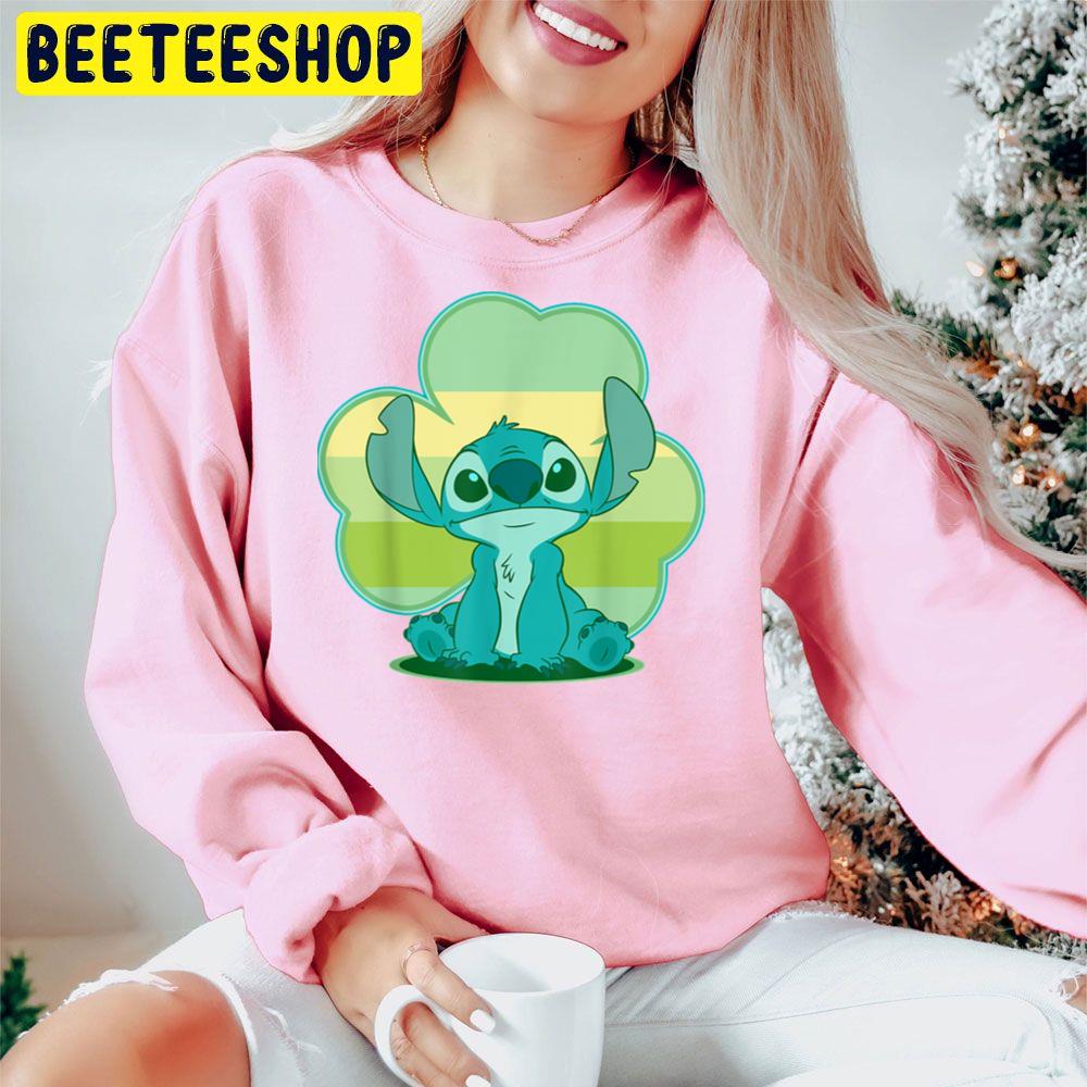 St. Patrick's Clover Lilo And Stitch Trending Unisex Hoodie St. Patrick's Clover Lilo And Stitch Trending Unisex Hoodie