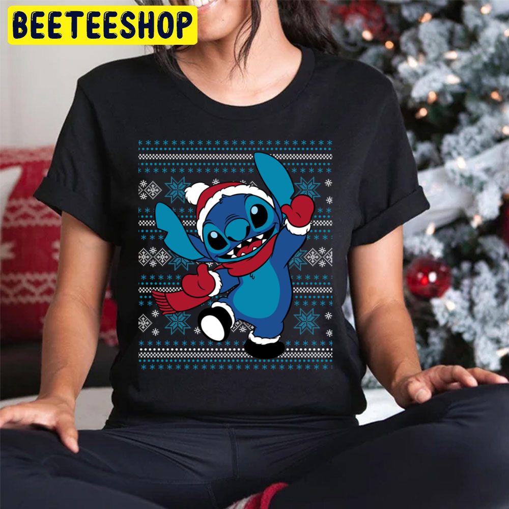 Stitch Happy Christmas Holiday Trending Unisex Hoodie Stitch Happy Christmas Holiday Trending Unisex Hoodie