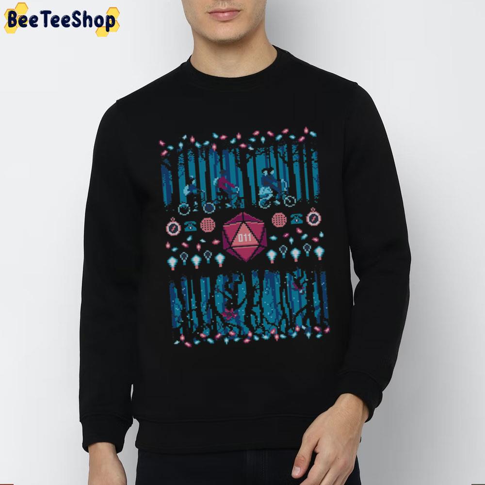 Stranger Things Knit Pattern Trending Unisex Sweatshirt Stranger Things Knit Pattern Trending Unisex Sweatshirt