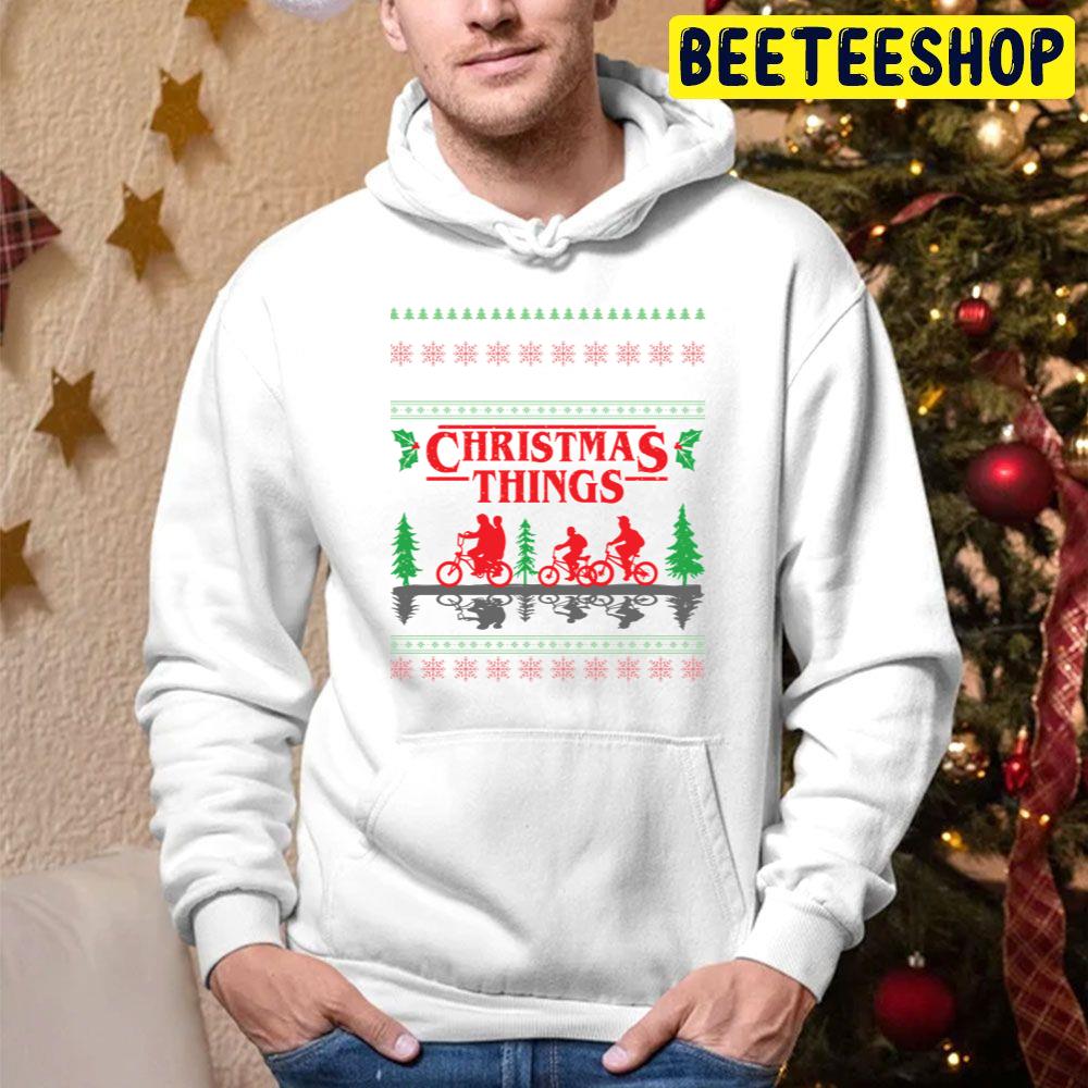 Stranger Things Ugly Pattern Christmas Trending Unisex Hoodie Stranger Things Ugly Pattern Christmas Trending Unisex Hoodie