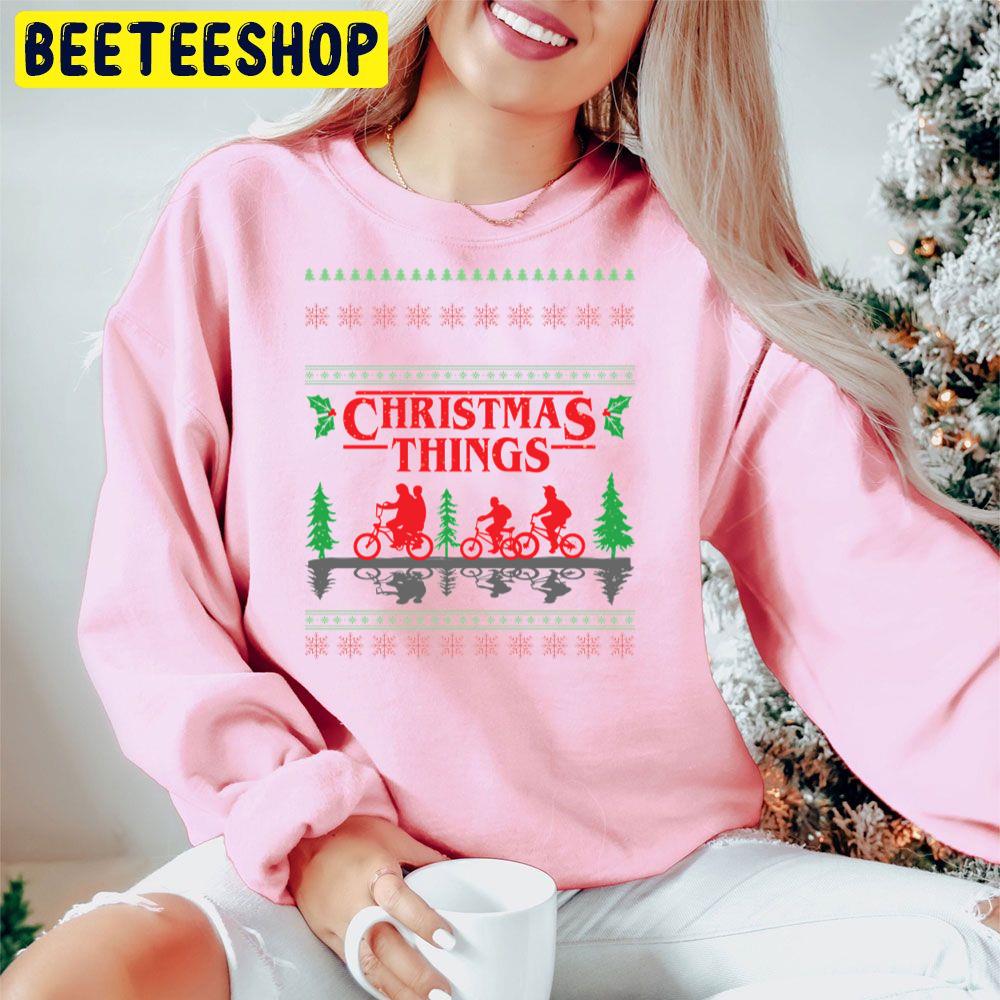 Stranger Things Ugly Pattern Christmas Trending Unisex Hoodie Stranger Things Ugly Pattern Christmas Trending Unisex Hoodie