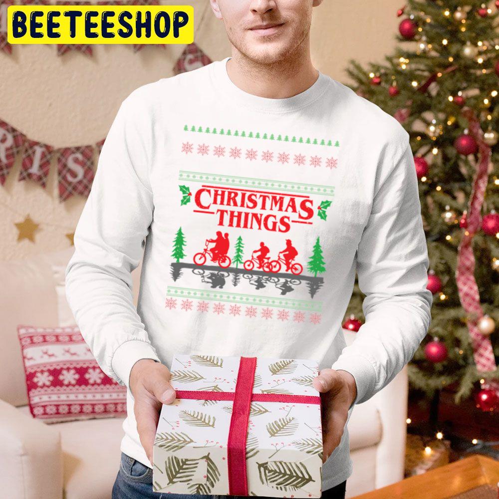Stranger Things Ugly Pattern Christmas Trending Unisex Hoodie Stranger Things Ugly Pattern Christmas Trending Unisex Hoodie