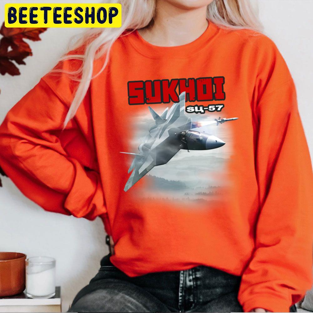 Sukhoi Su-57 Essential Trending Unisex Sweatshirt Sukhoi Su-57 Essential Trending Unisex Sweatshirt