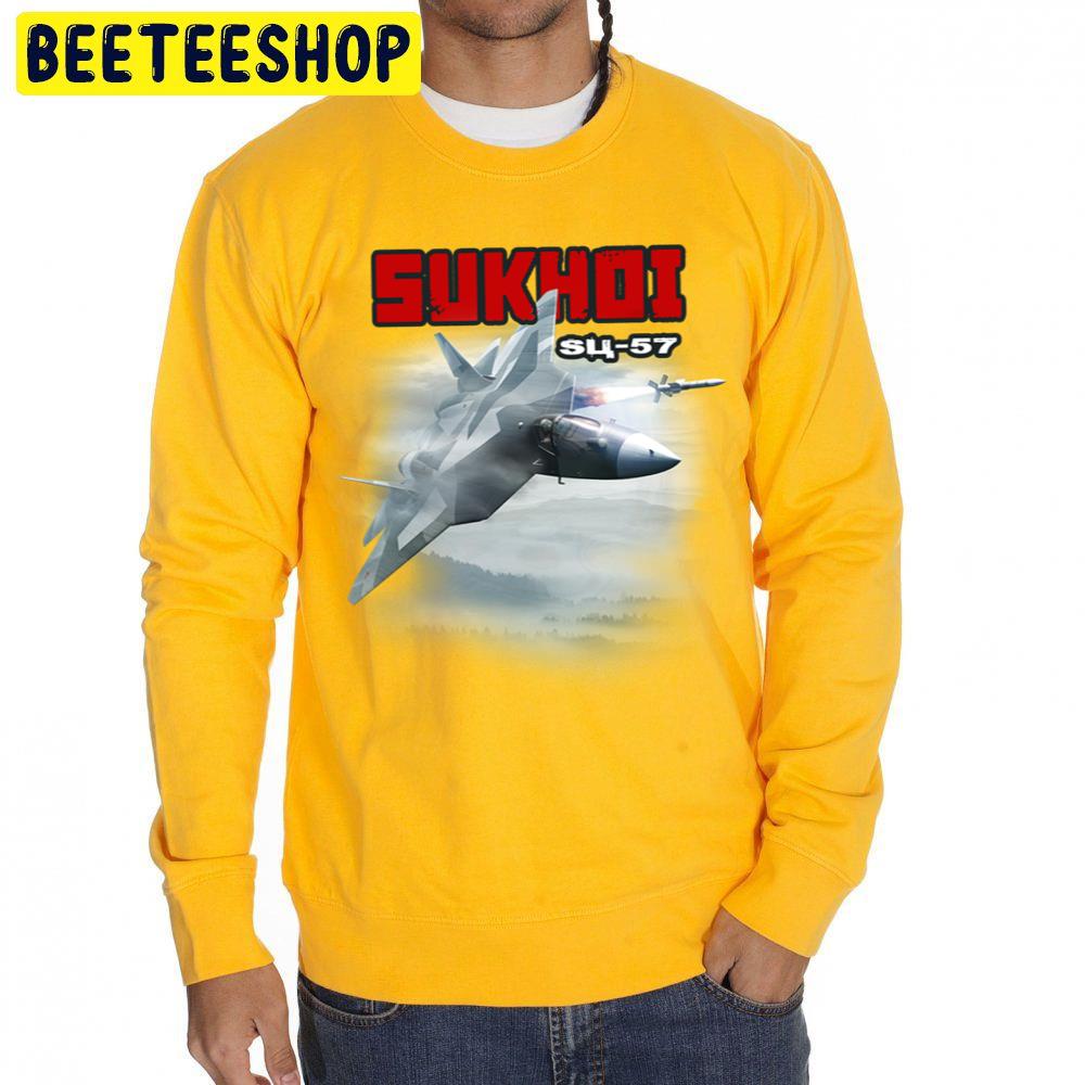 Sukhoi Su-57 Essential Trending Unisex Sweatshirt Sukhoi Su-57 Essential Trending Unisex Sweatshirt