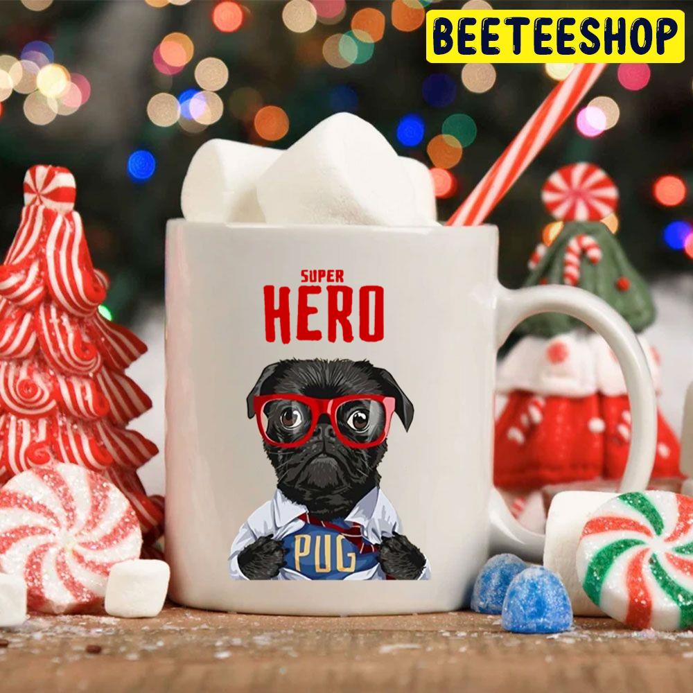 Super Hero Is A Pug Trending Unisex Hoodie Super Hero Is A Pug Trending Unisex Hoodie