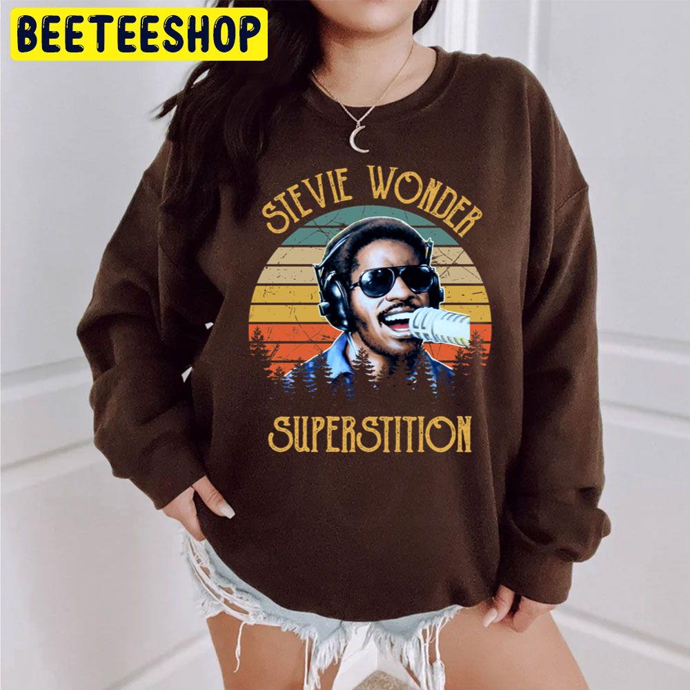 Superstition Stevie Wonder Trending Unisex Sweatshirt Superstition Stevie Wonder Trending Unisex Sweatshirt