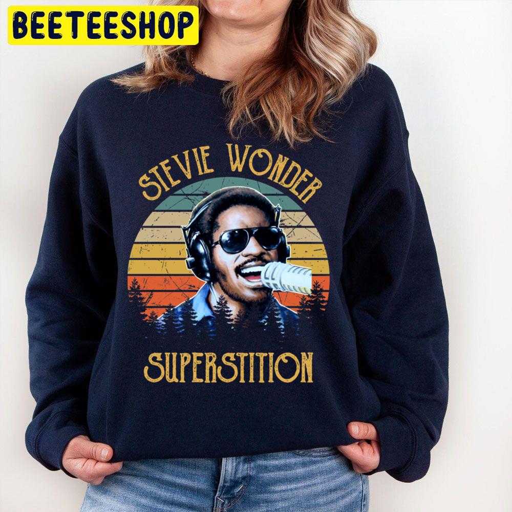Superstition Stevie Wonder Trending Unisex Sweatshirt Superstition Stevie Wonder Trending Unisex Sweatshirt