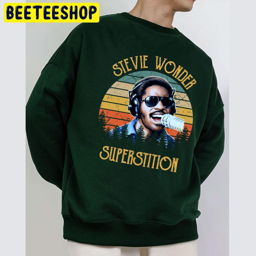 Superstition Stevie Wonder Trending Unisex Sweatshirt Superstition Stevie Wonder Trending Unisex Sweatshirt
