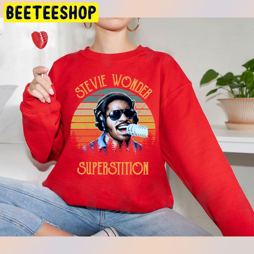 Superstition Stevie Wonder Trending Unisex Sweatshirt Superstition Stevie Wonder Trending Unisex Sweatshirt