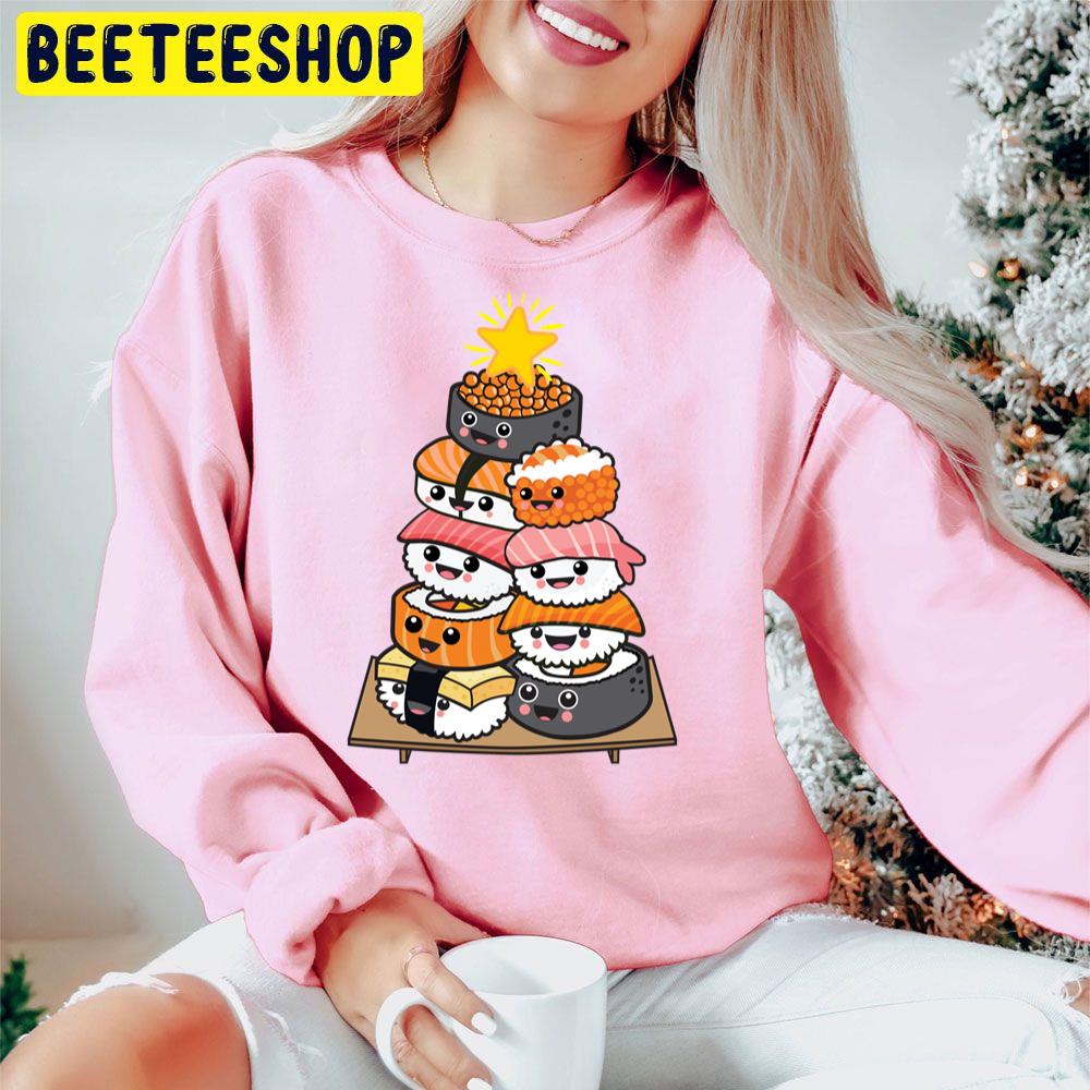 Sushi Xmas Christmas Trending Unisex Hoodie Sushi Xmas Christmas Trending Unisex Hoodie
