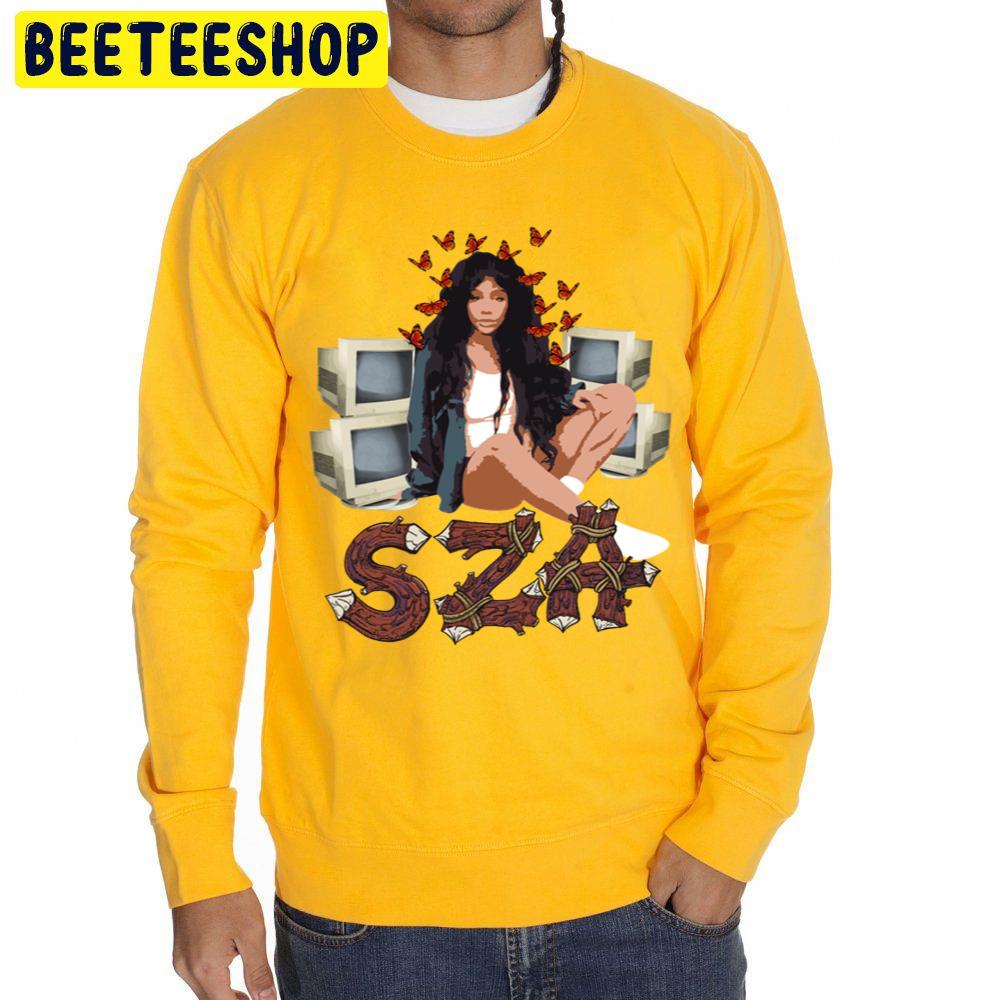 Sza Fan Pack All Over Pattern Trending Unisex Sweatshirt Sza Fan Pack All Over Pattern Trending Unisex Sweatshirt