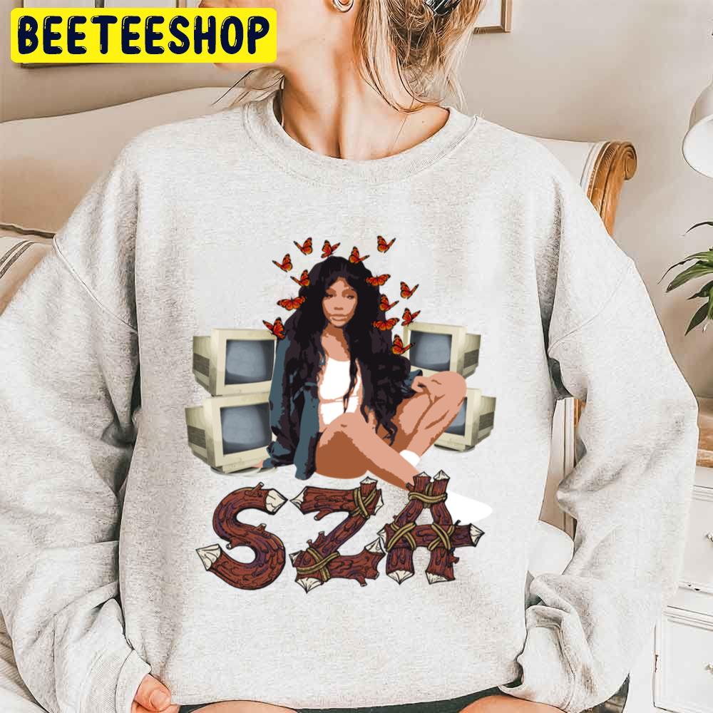 Sza Fan Pack All Over Pattern Trending Unisex Sweatshirt Sza Fan Pack All Over Pattern Trending Unisex Sweatshirt