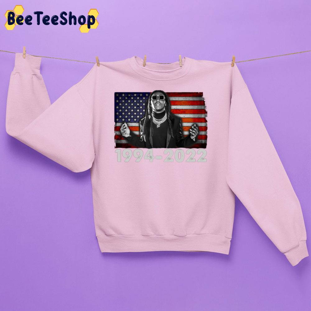 Takeoff Rip 1994 2022 America Flag Background Trending Unisex Sweatshirt Takeoff Rip 1994 2022 America Flag Background Trending Unisex Sweatshirt