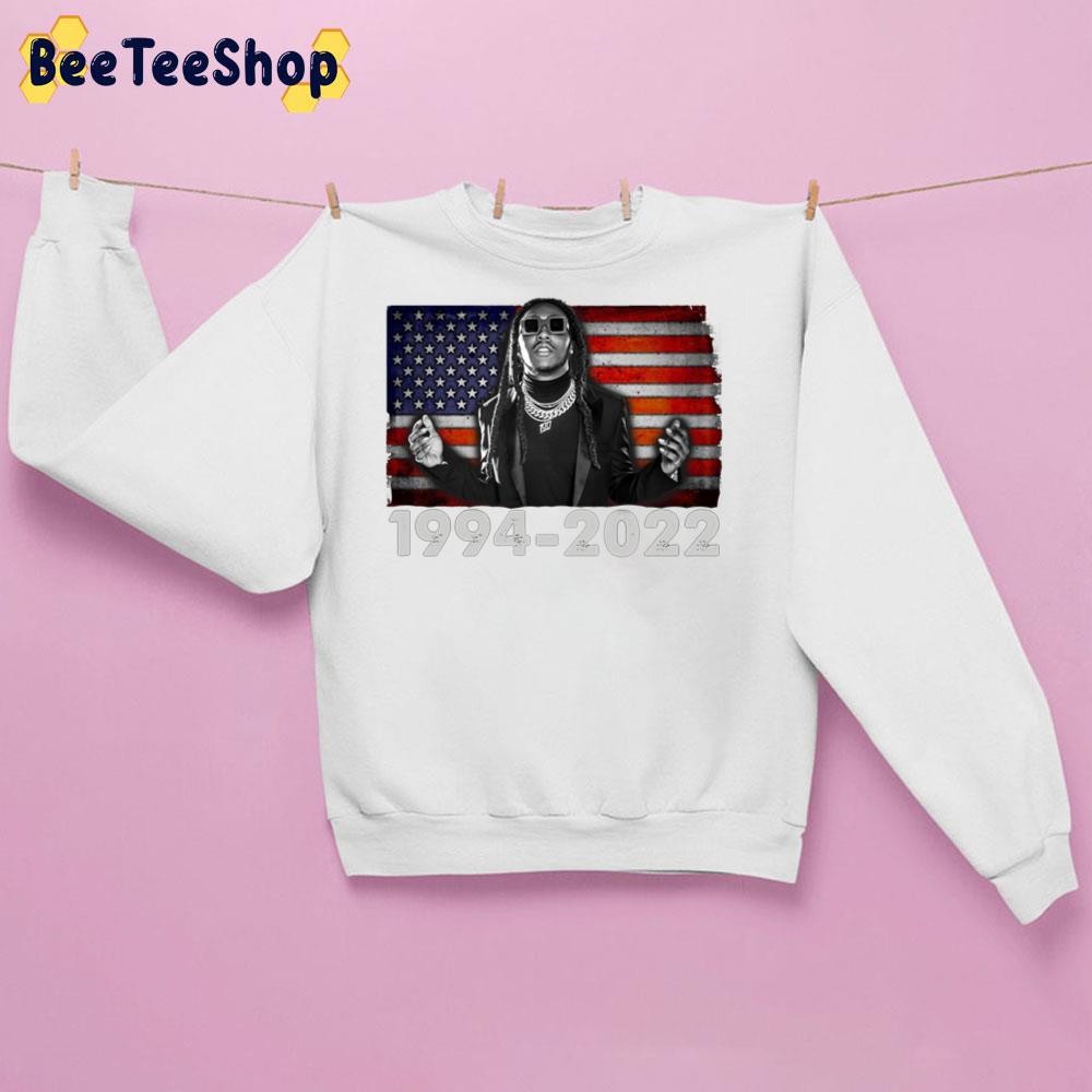 Takeoff Rip 1994 2022 America Flag Background Trending Unisex Sweatshirt Takeoff Rip 1994 2022 America Flag Background Trending Unisex Sweatshirt