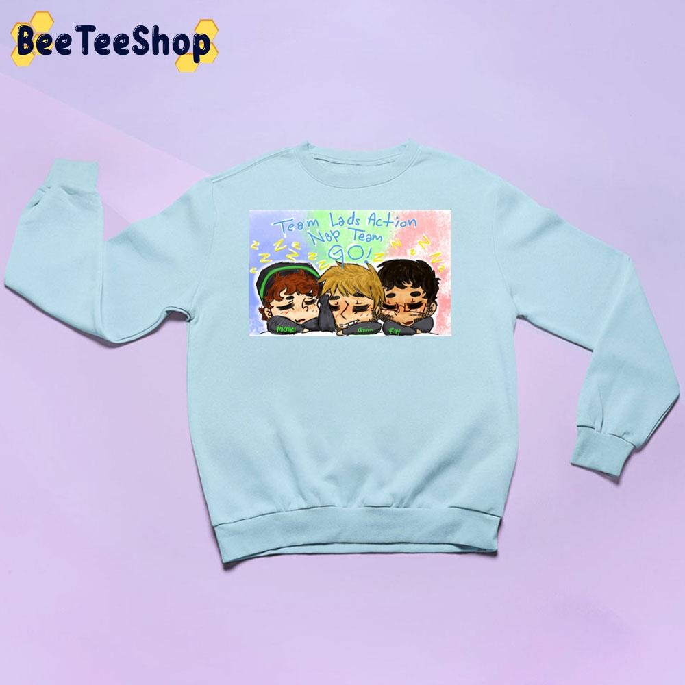 Team Lads Action Nap Team Go Trending Unisex Sweatshirt Team Lads Action Nap Team Go Trending Unisex Sweatshirt