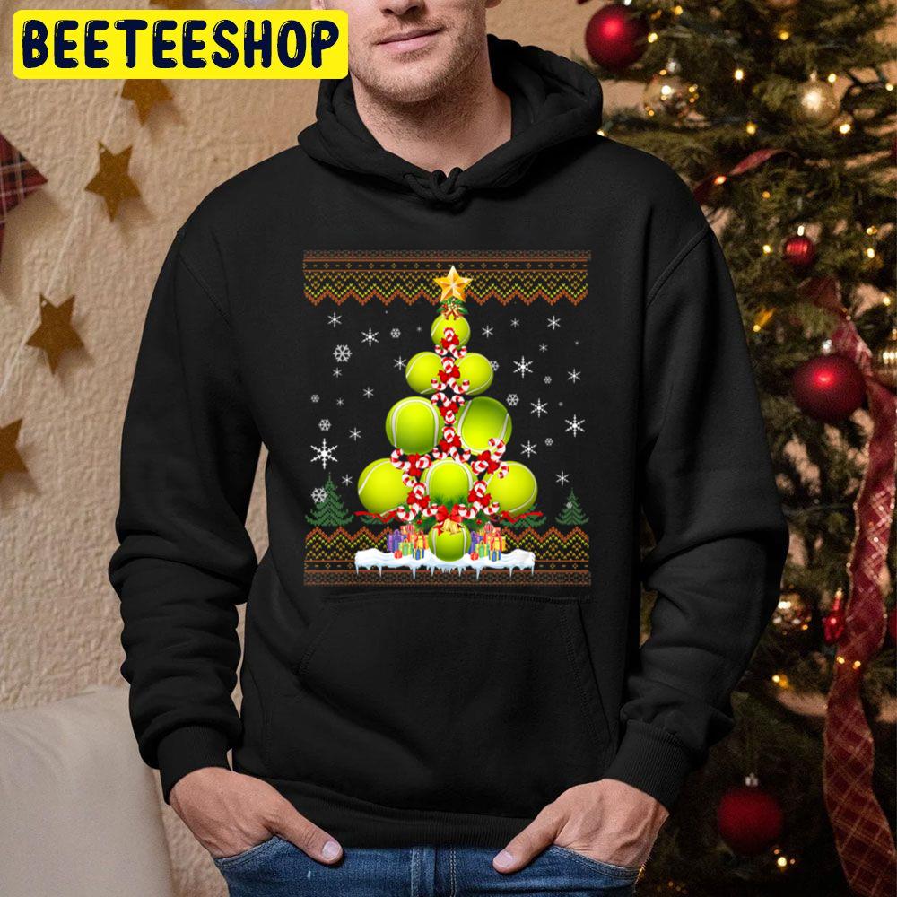 Tennis Christmas Knit Christmas Trending Unisex Hoodie Tennis Christmas Knit Christmas Trending Unisex Hoodie