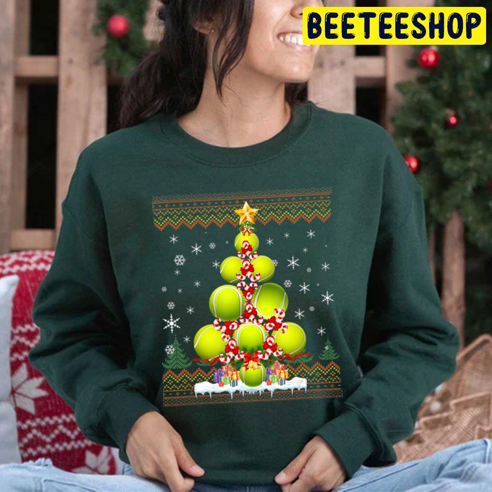 Tennis Christmas Knit Christmas Trending Unisex Hoodie Tennis Christmas Knit Christmas Trending Unisex Hoodie