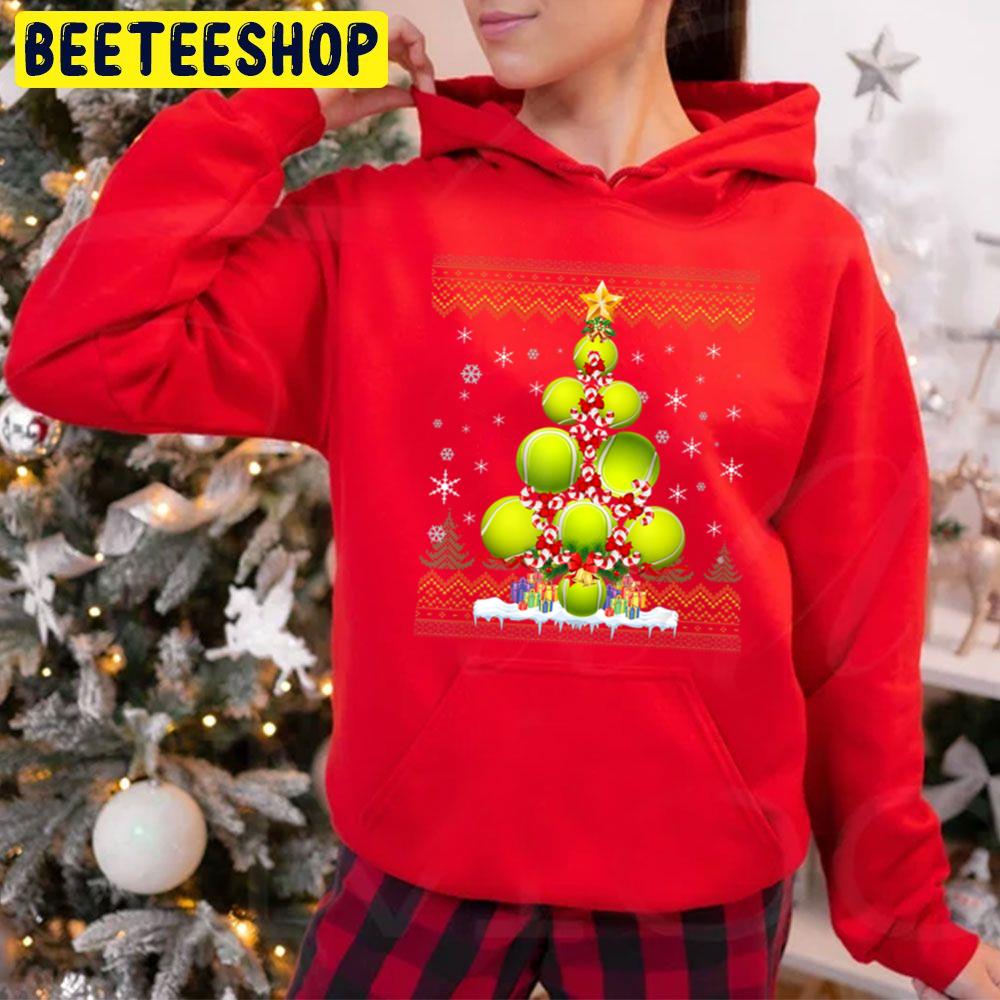 Tennis Christmas Knit Christmas Trending Unisex Hoodie Tennis Christmas Knit Christmas Trending Unisex Hoodie