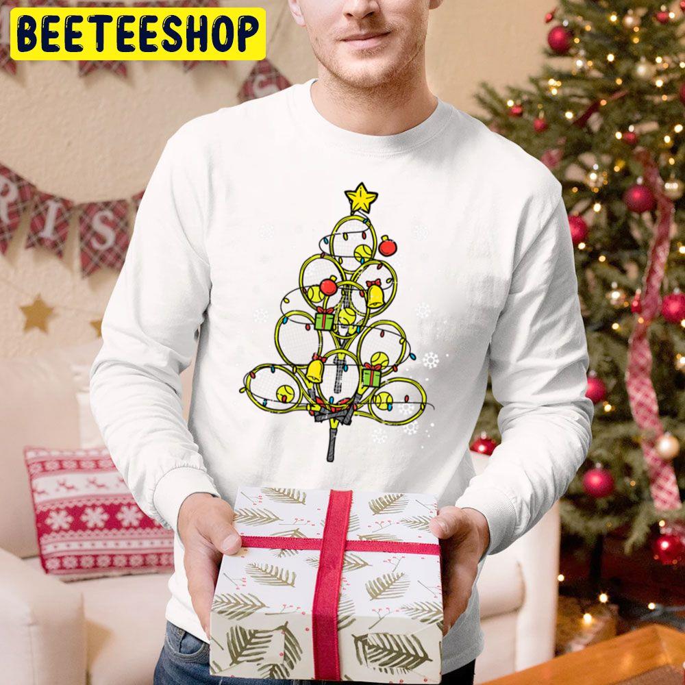 Tennis Christmas Tree Xmass Trending Unisex Hoodie Tennis Christmas Tree Xmass Trending Unisex Hoodie