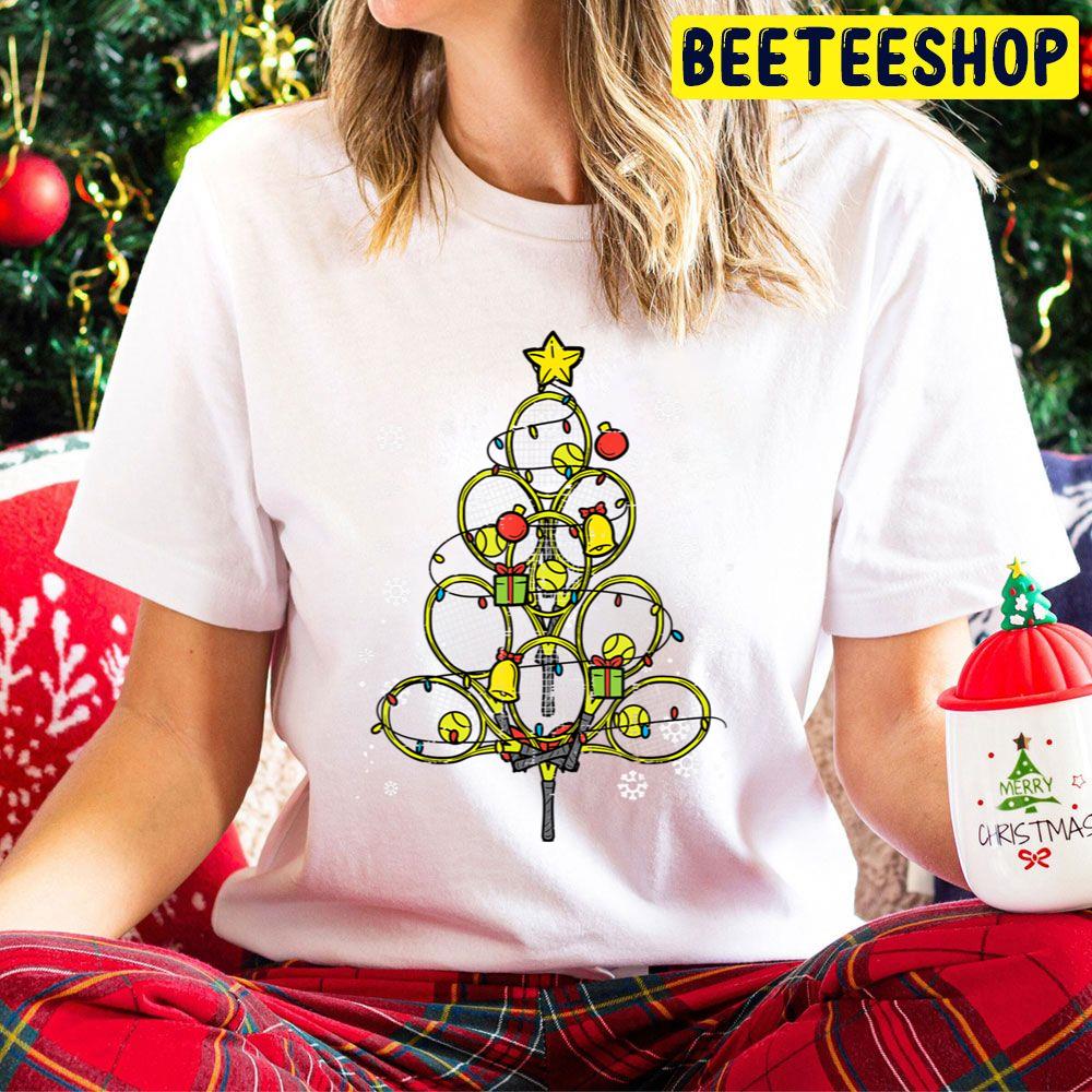 Tennis Christmas Tree Xmass Trending Unisex Hoodie Tennis Christmas Tree Xmass Trending Unisex Hoodie