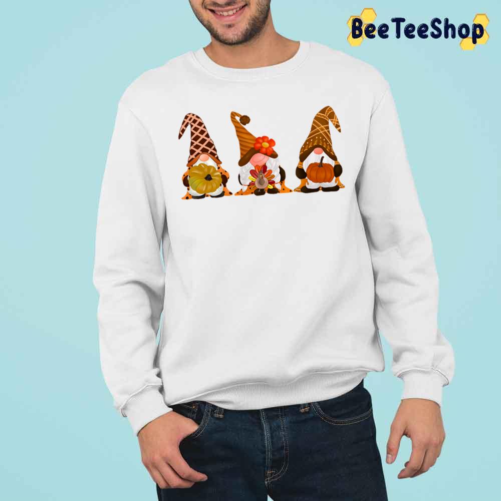 Thanksgiving Gnomes Pumpkin And Turkey Trending Unisex Sweatshirt Thanksgiving Gnomes Pumpkin And Turkey Trending Unisex Sweatshirt