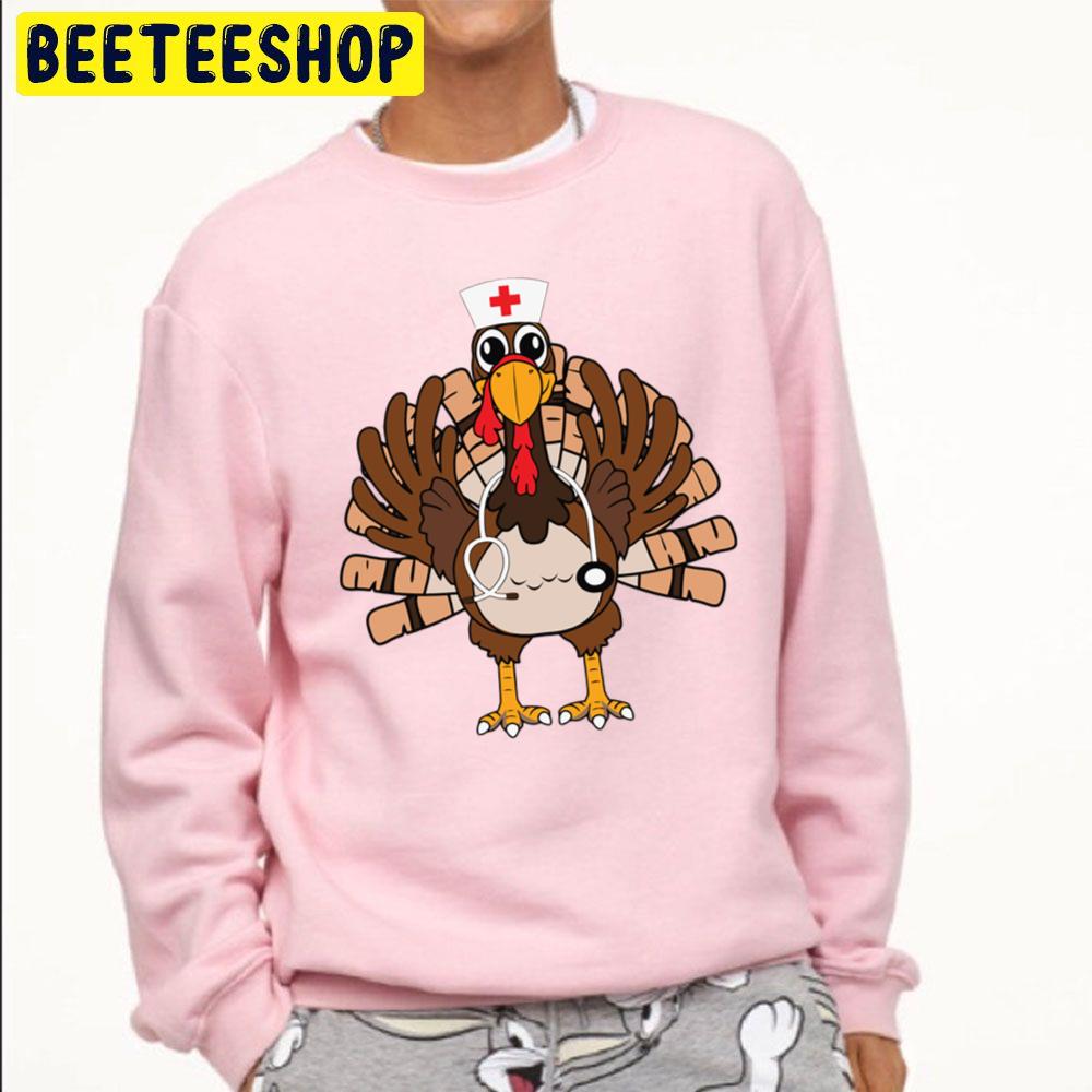 Thanksgiving Nurse Turkey Crew Trending Unisex Sweatshirt Thanksgiving Nurse Turkey Crew Trending Unisex Sweatshirt