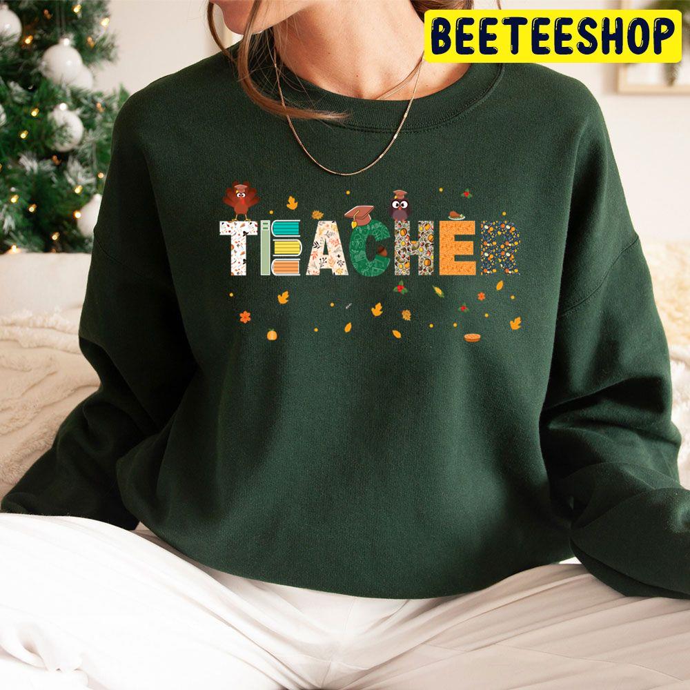 Thanksgiving Teacher Happy Thanksgiving Trending Unisex Hoodie Thanksgiving Teacher Happy Thanksgiving Trending Unisex Hoodie