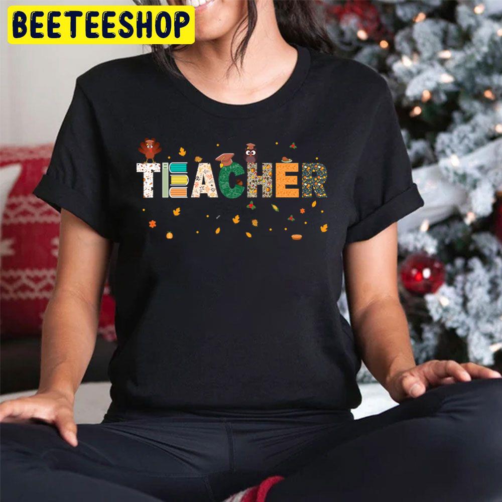 Thanksgiving Teacher Happy Thanksgiving Trending Unisex Hoodie Thanksgiving Teacher Happy Thanksgiving Trending Unisex Hoodie