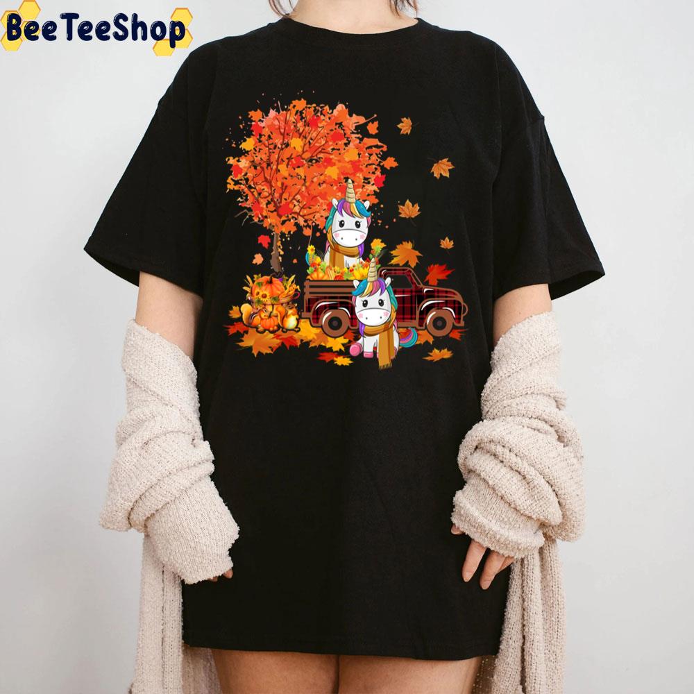 Thanksgiving Unicorn Unicorn On Red Pickup Truck Funny Fall Autumn Pumpkin Unicorn Trending Unisex Sweatshirt Thanksgiving Unicorn Unicorn On Red Pickup Truck Funny Fall Autumn Pumpkin Unicorn Trending Unisex Sweatshirt