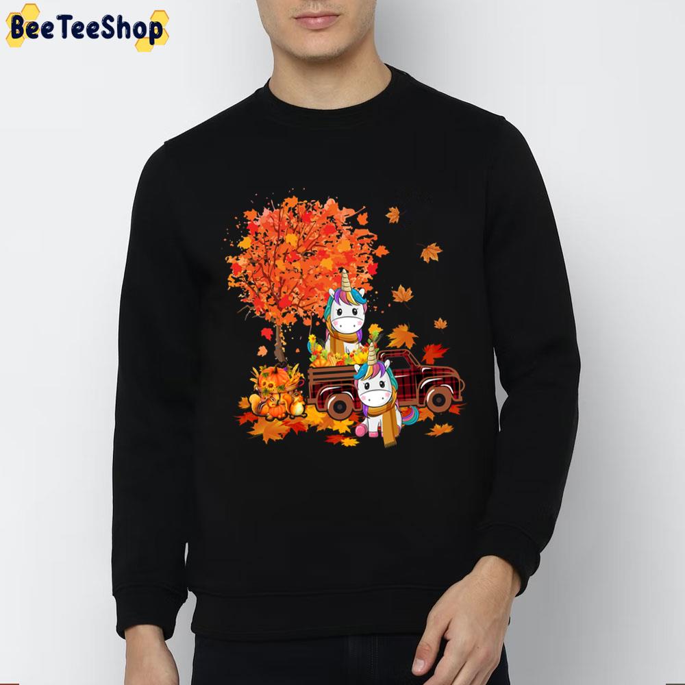 Thanksgiving Unicorn Unicorn On Red Pickup Truck Funny Fall Autumn Pumpkin Unicorn Trending Unisex Sweatshirt Thanksgiving Unicorn Unicorn On Red Pickup Truck Funny Fall Autumn Pumpkin Unicorn Trending Unisex Sweatshirt