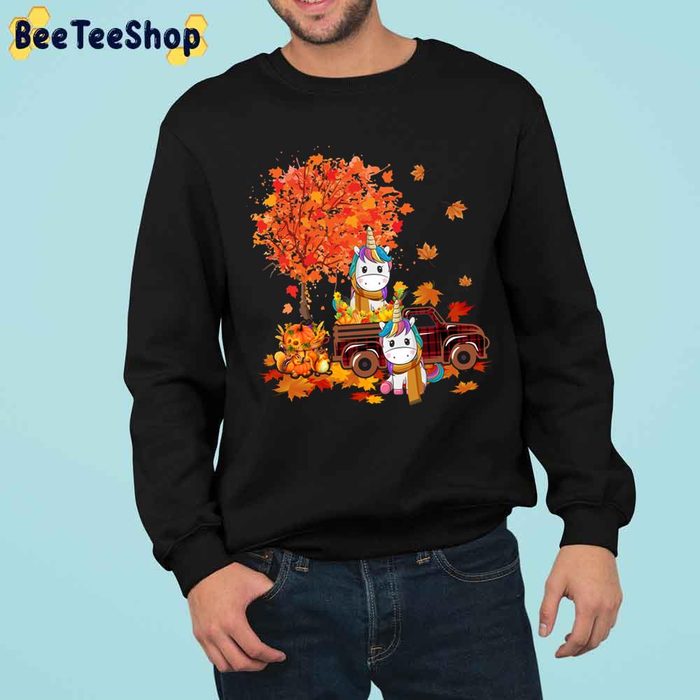 Thanksgiving Unicorn Unicorn On Red Pickup Truck Funny Fall Autumn Pumpkin Unicorn Trending Unisex Sweatshirt Thanksgiving Unicorn Unicorn On Red Pickup Truck Funny Fall Autumn Pumpkin Unicorn Trending Unisex Sweatshirt