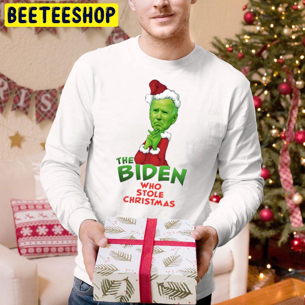 The Biden Who Stole Christmas Trending Unisex Hoodie The Biden Who Stole Christmas Trending Unisex Hoodie