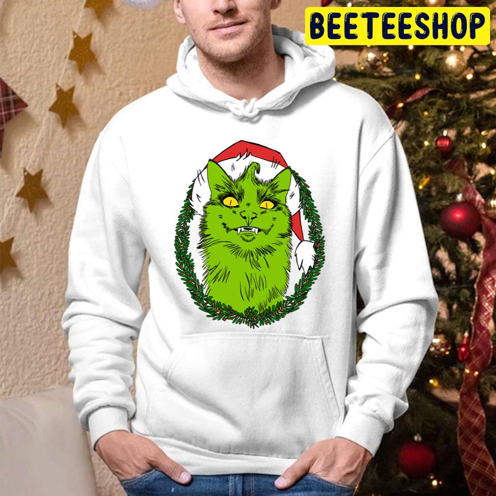 The Crinch Cat Mix Grinch Christmas Trending Unisex Hoodie The Crinch Cat Mix Grinch Christmas Trending Unisex Hoodie