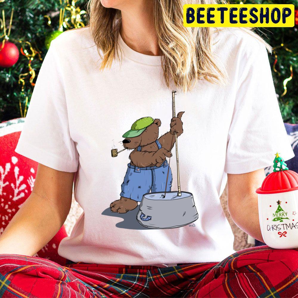 The Hillbilly Bear Plays A Cool Bassguitar Trending Unisex Hoodie The Hillbilly Bear Plays A Cool Bassguitar Trending Unisex Hoodie