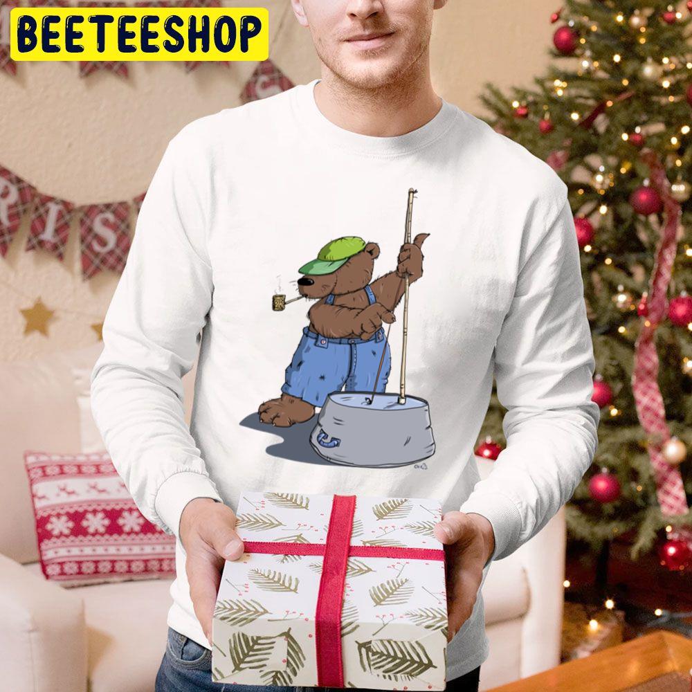 The Hillbilly Bear Plays A Cool Bassguitar Trending Unisex Hoodie The Hillbilly Bear Plays A Cool Bassguitar Trending Unisex Hoodie